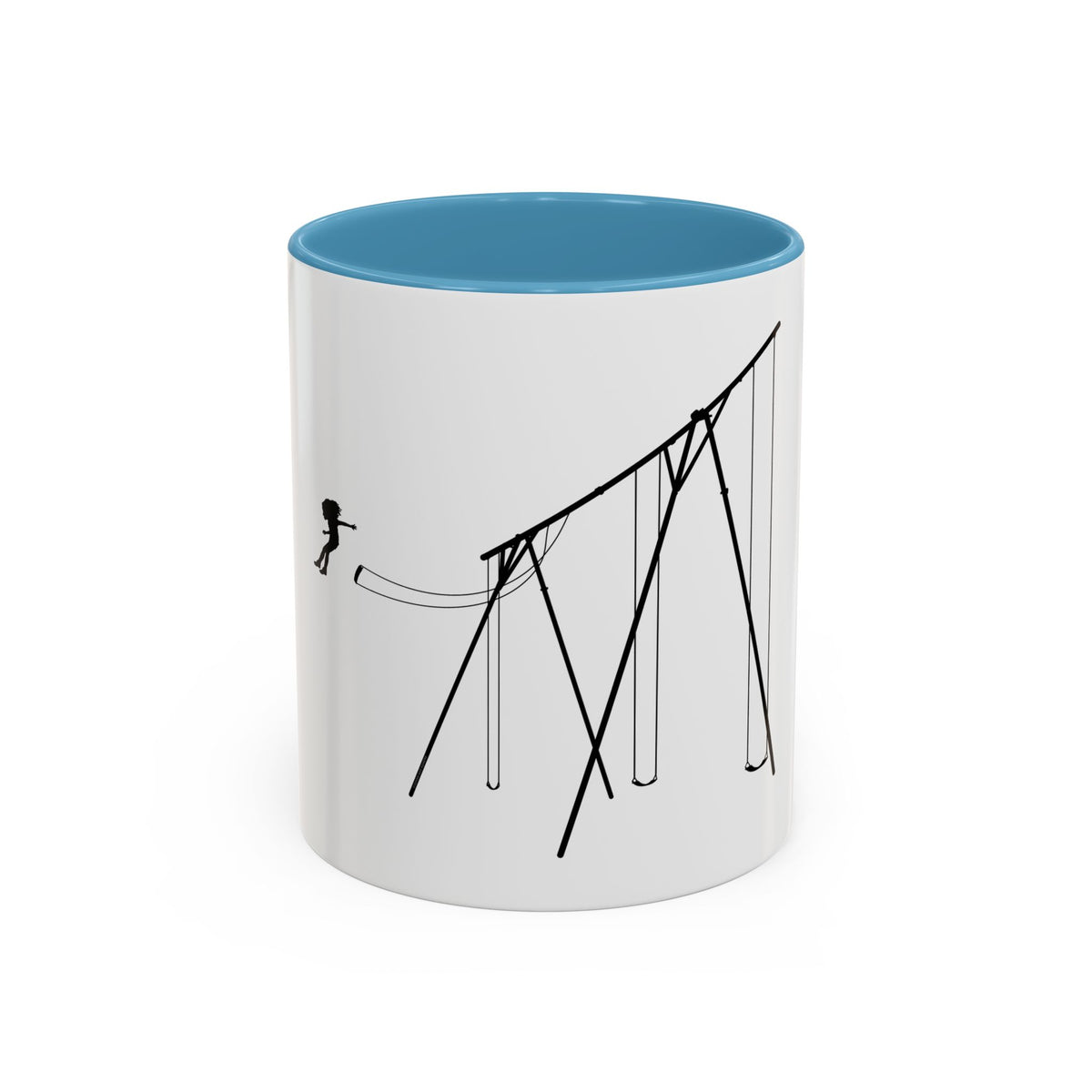 Jump (girl) - Accent Coffee Mug (11oz)