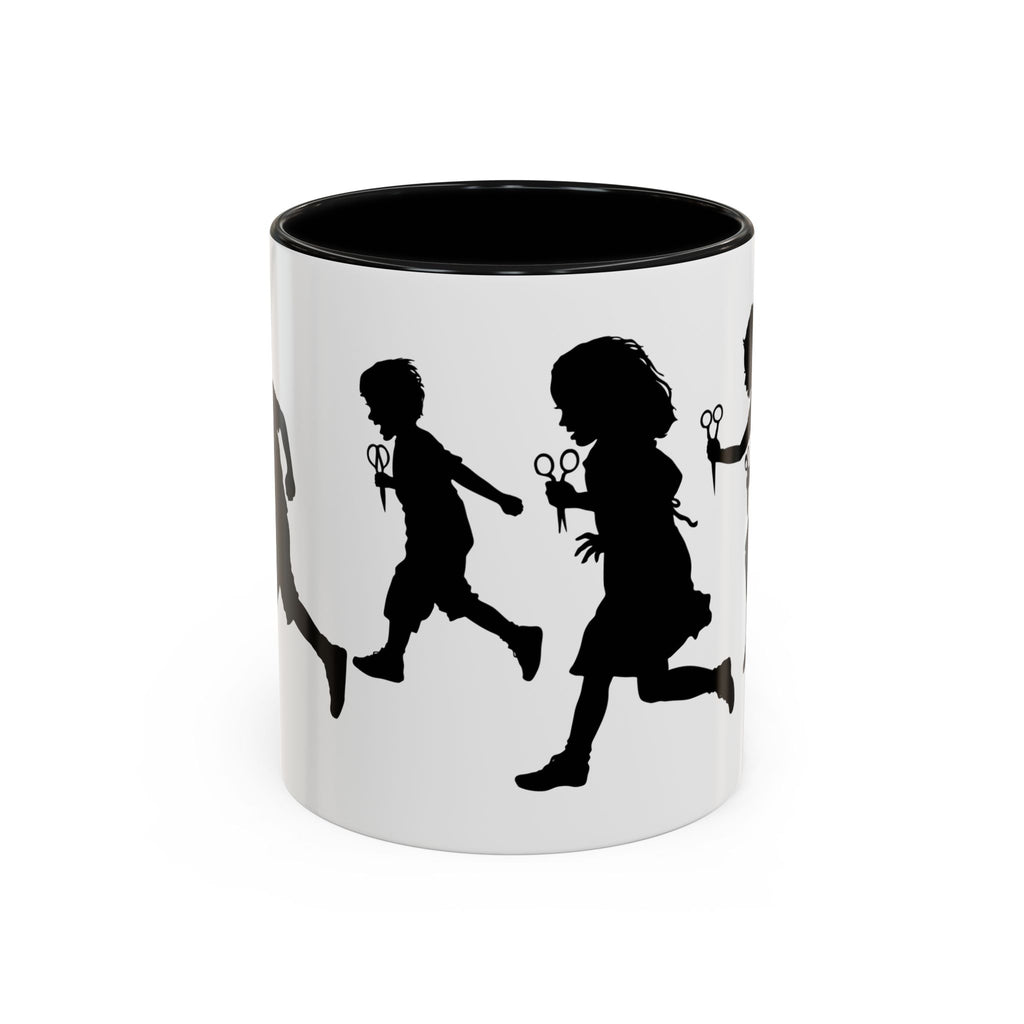 RUNNING WITH SCISSORS Accent Coffee Mug 11oz