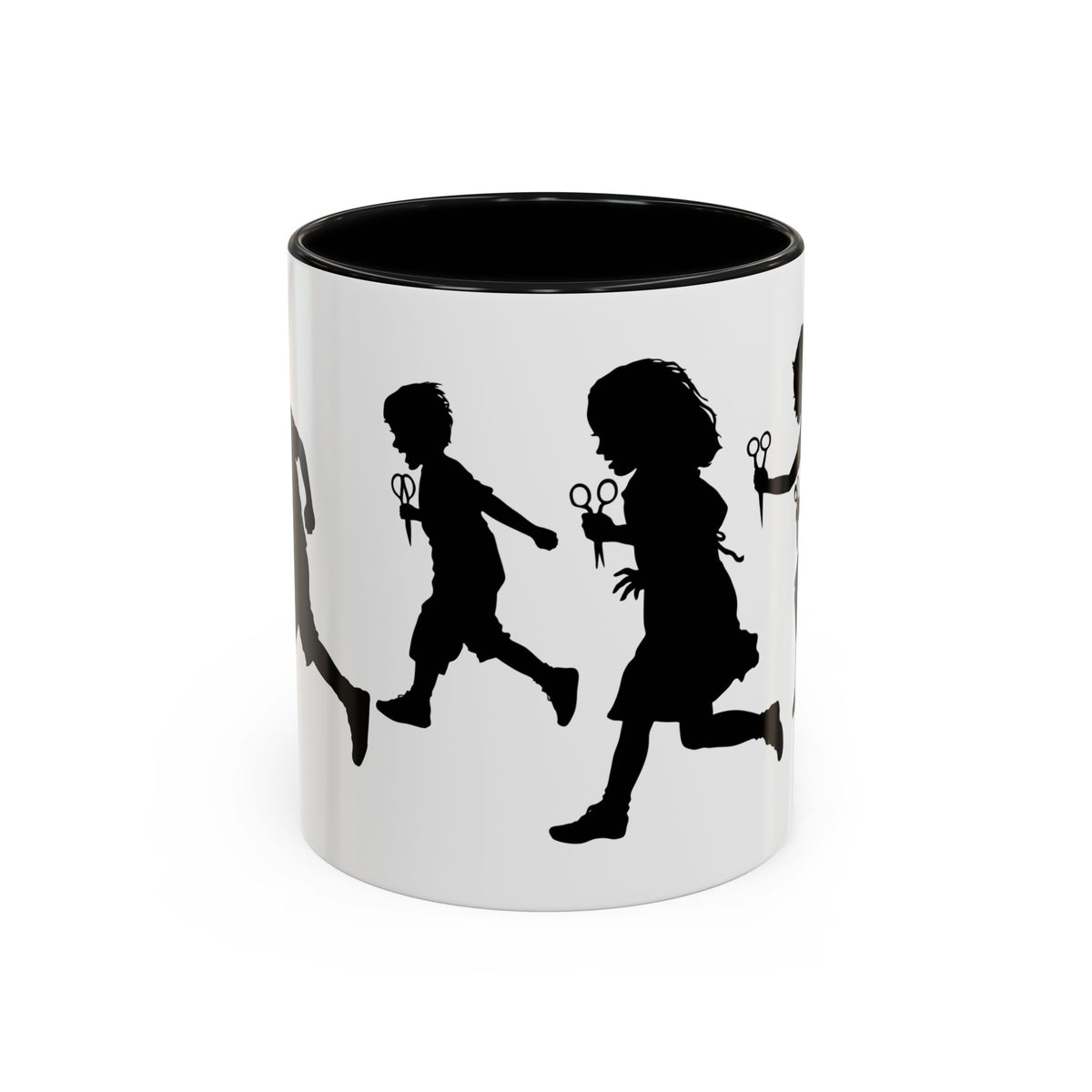 RUNNING WITH SCISSORS Accent Coffee Mug 11oz