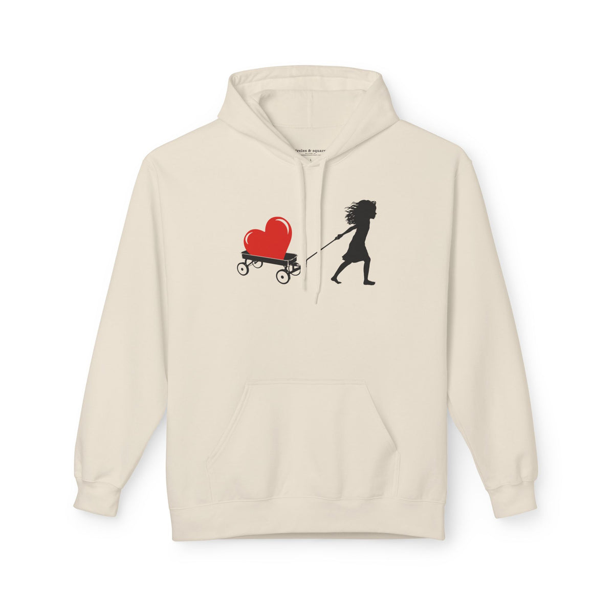 HEART TOO BIG TO CARRY - Unisex Fleece Hoodie - FREE SHIPPING