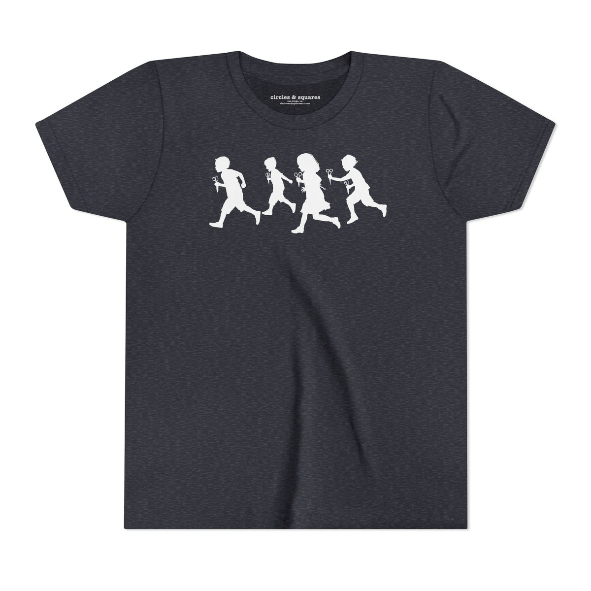 RUNNING WITH SCISSORS - Kids unisex tee for boys and girls