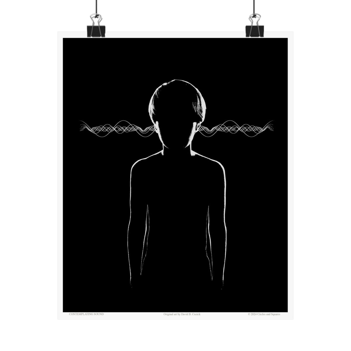 CONTEMPLATING SOUND -  3 sizes