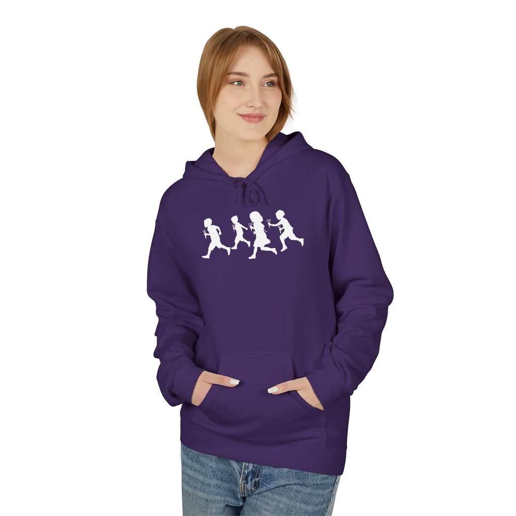 RUNNING WITH SCISSORS - Unisex Fleece Hoodie - FREE SHIPPING