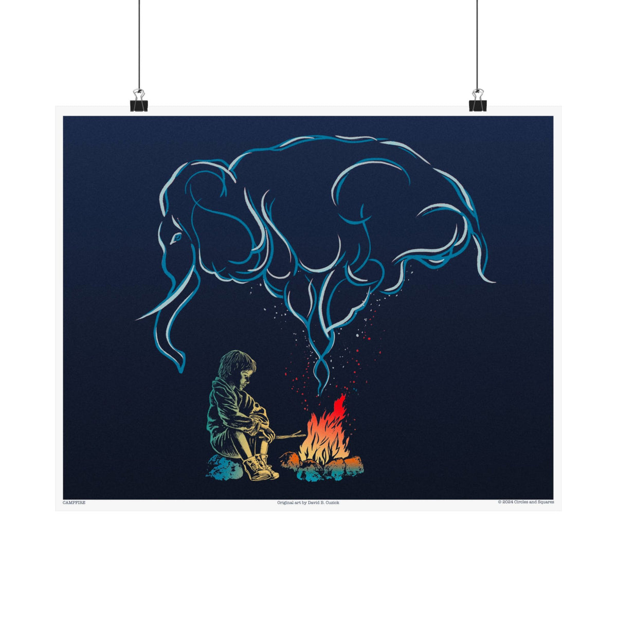 CAMPFIRE - poster - 3 sizes