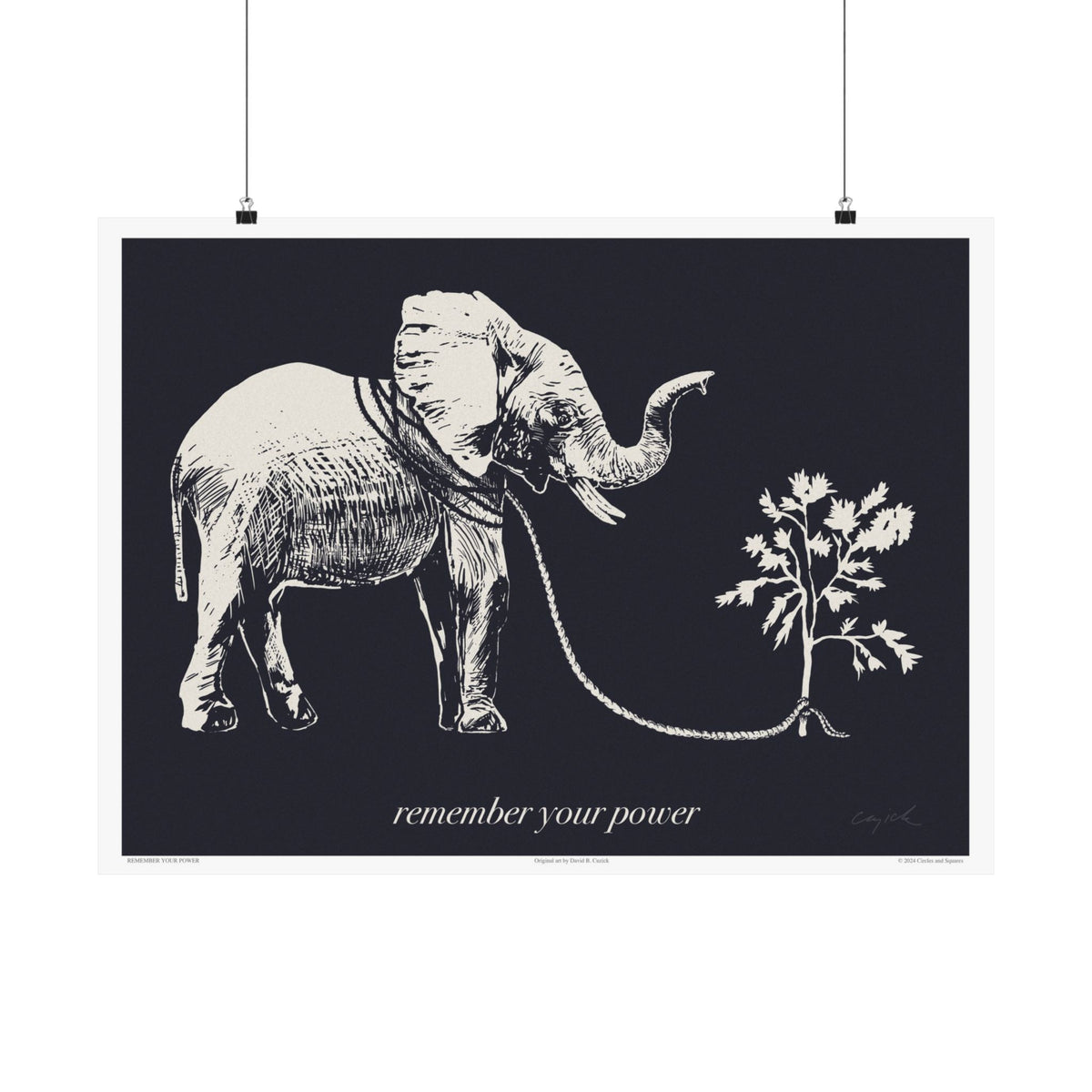 REMEMBER YOUR POWER - poster - 3 sizes
