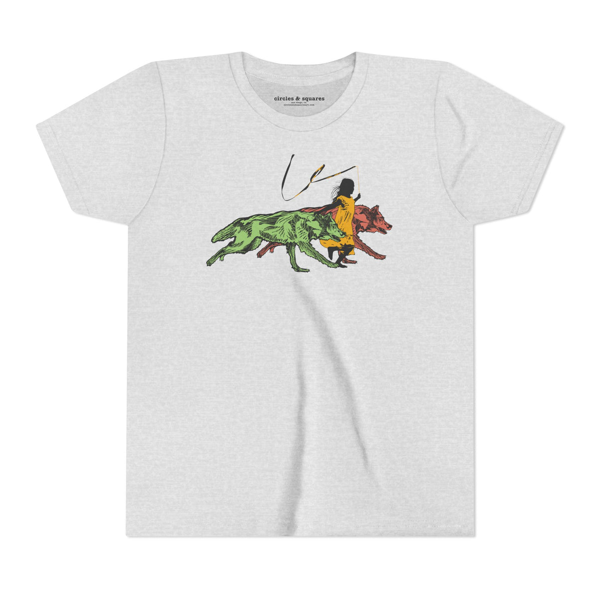 RUNNING WITH WOLVES - unisex kids tee