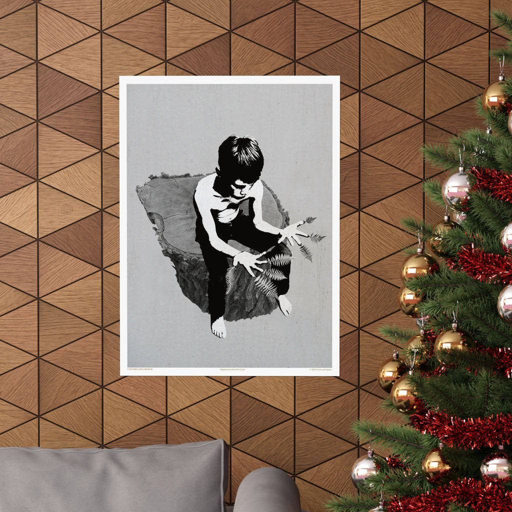 CONTEMPLATING GROWTH - poster - 3 sizes