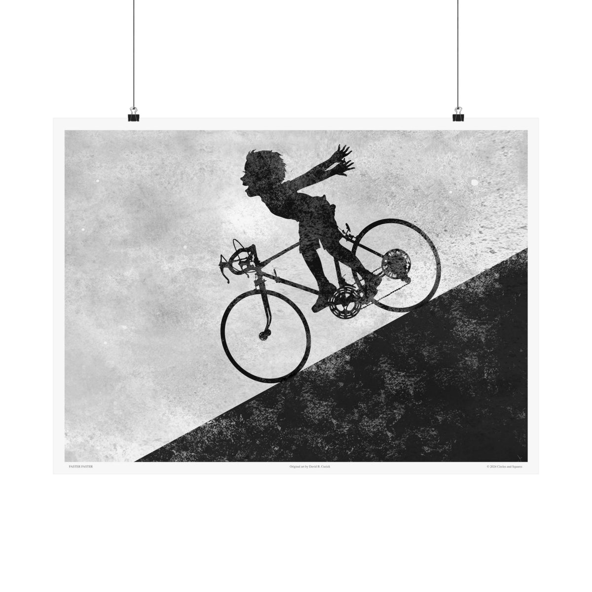 FASTER FASTER - boy - poster - 3 sizes