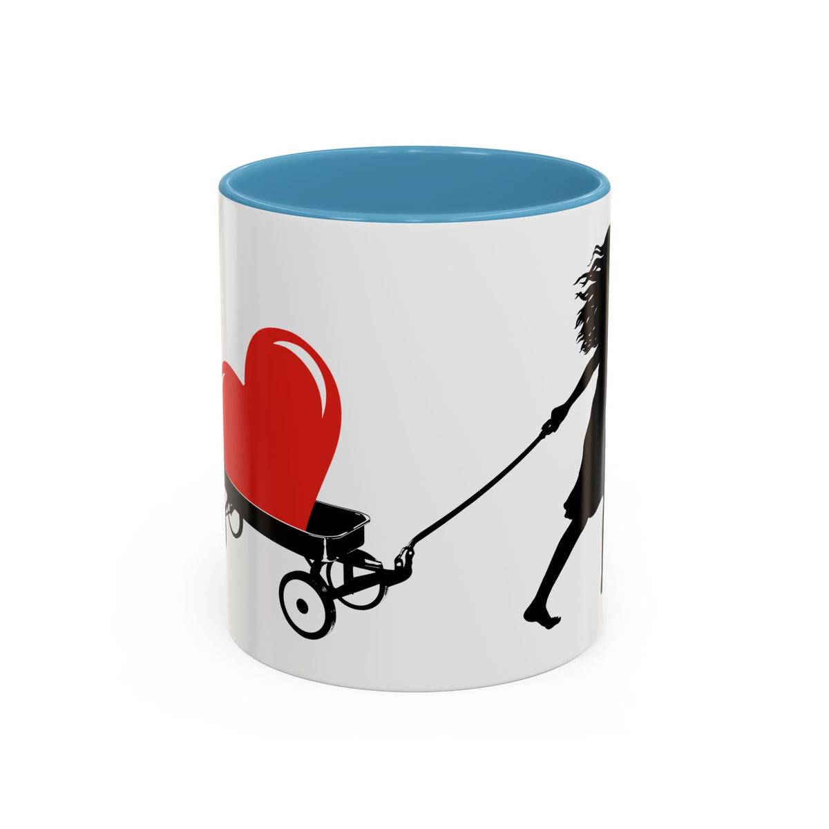 HEART TOO BIG TO CARRY - Accent Coffee Mug (11oz)