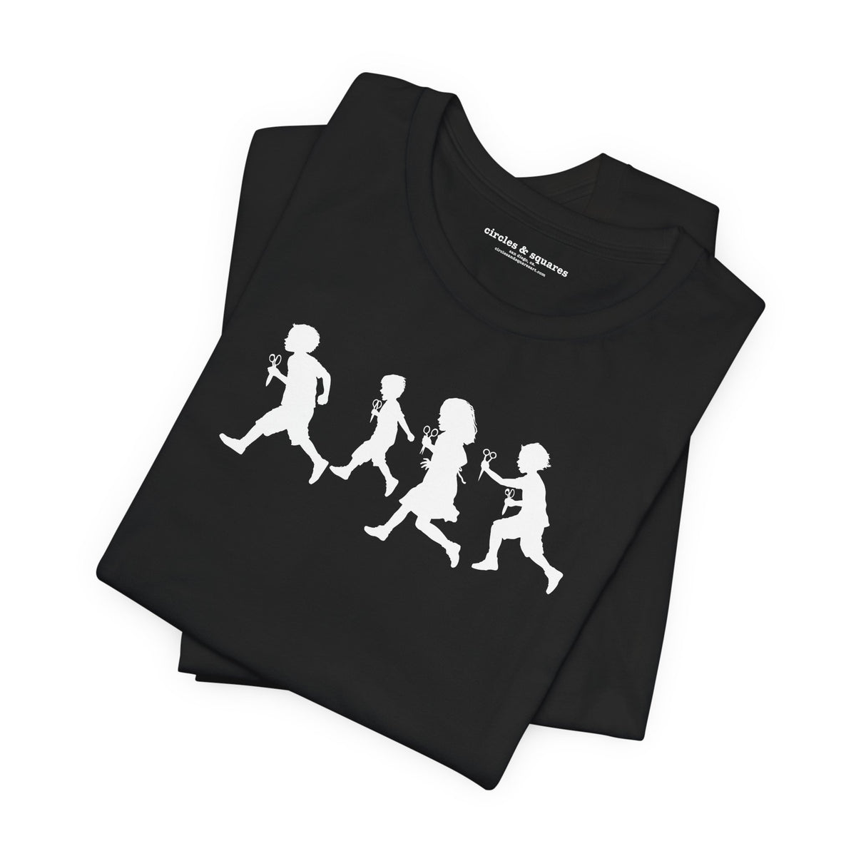 RUNNING WITH SCISSORS - Unisex tee for men and women