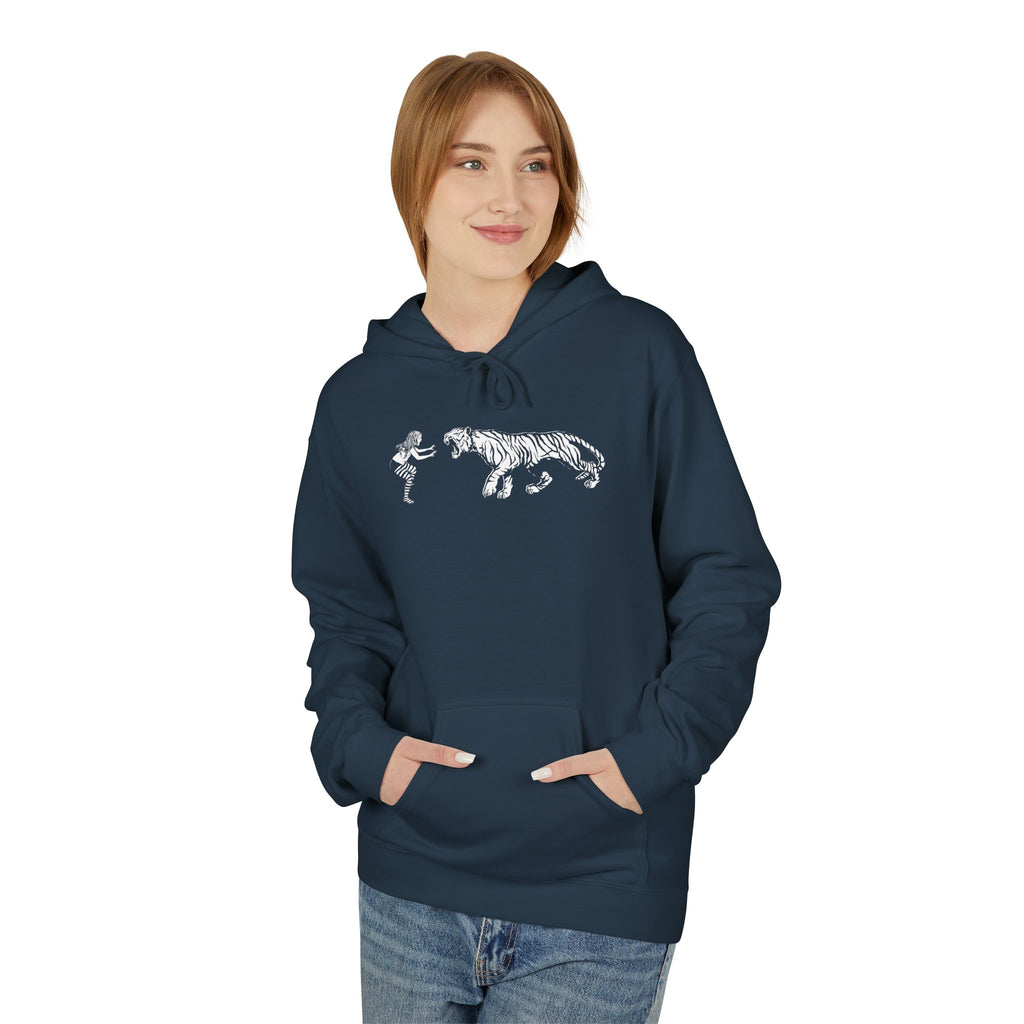 FIERCE (girl) - Unisex Fleece Hoodie - FREE SHIPPING