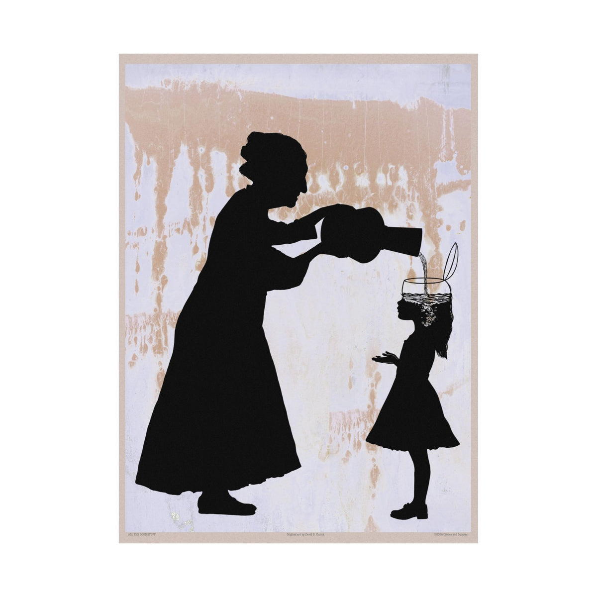 ALL THE GOOD STUFF - Grandmother and granddaughter - poster - 3 sizes