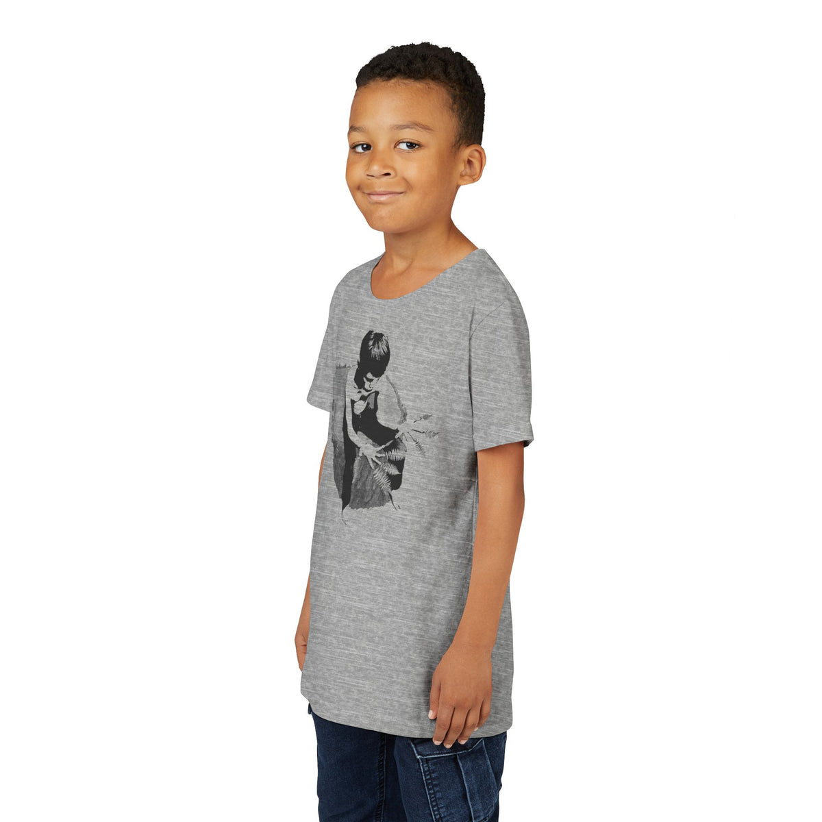 CONTEMPLATING GROWTH - Kids unisex tee for boys and girls
