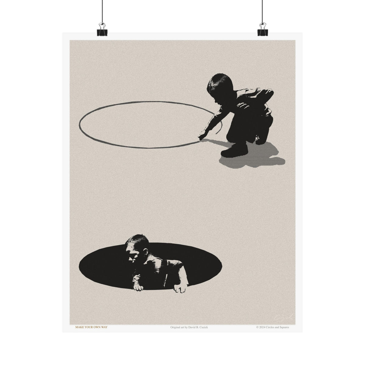 MAKE YOUR OWN WAY - poster - 3 sizes