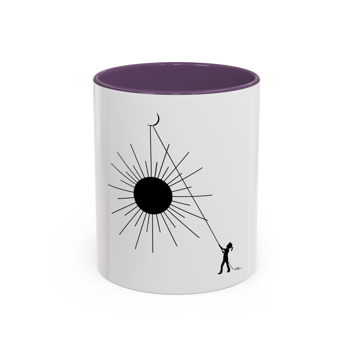 NEW DAY (girl) - Accent Coffee Mug (11oz)
