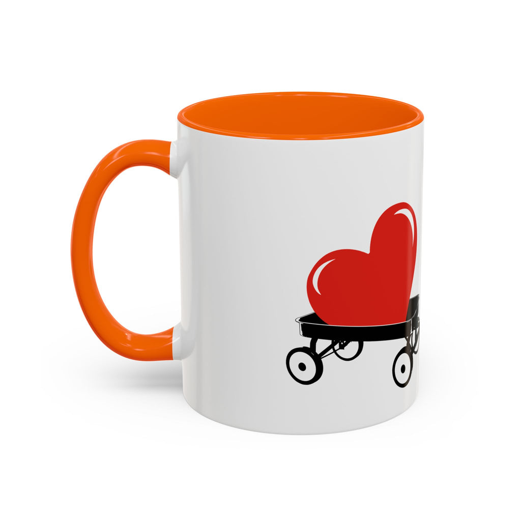 HEART TOO BIG TO CARRY - Accent Coffee Mug (11oz)