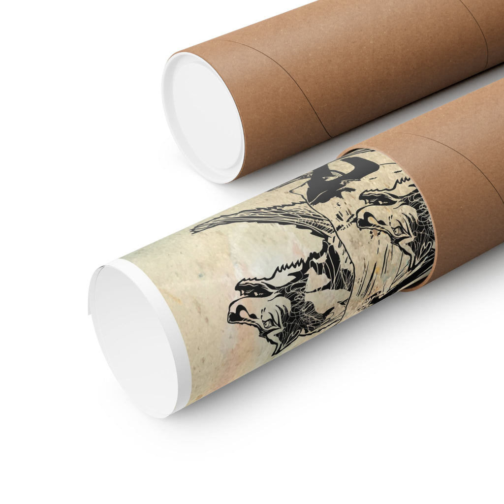 RUNNING WITH WOLVES - poster - 3 sizes