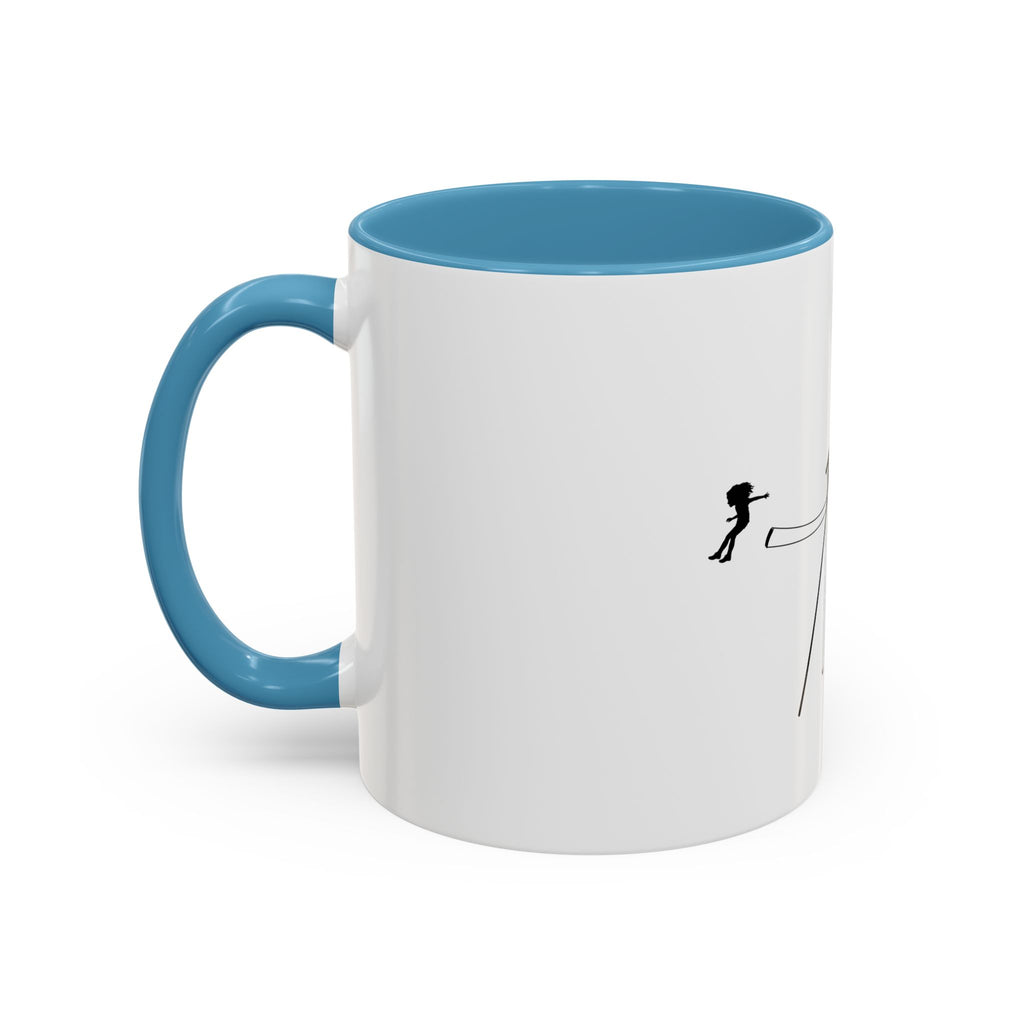 Jump (girl) - Accent Coffee Mug (11oz)