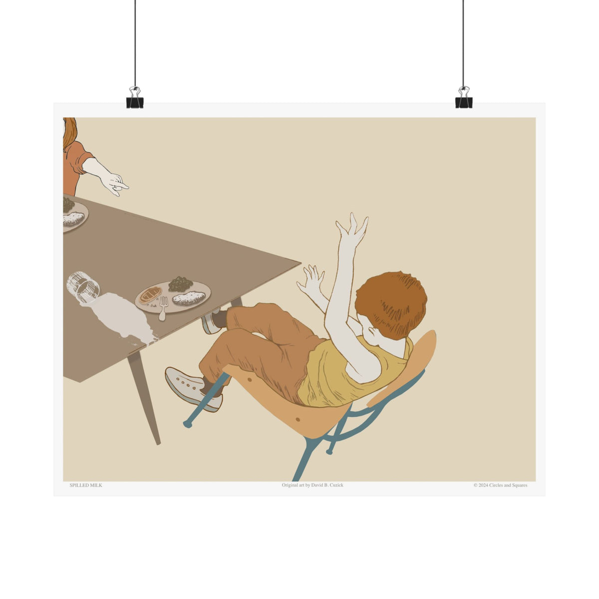 SPILLED MILK - poster - 3 sizes