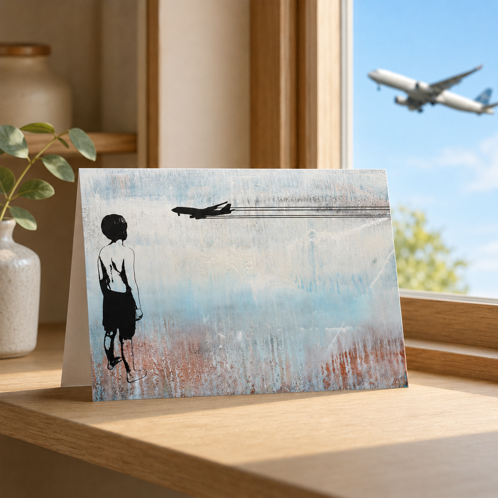 WONDER - greeting card with envelope - single and multi pack. Free shipping