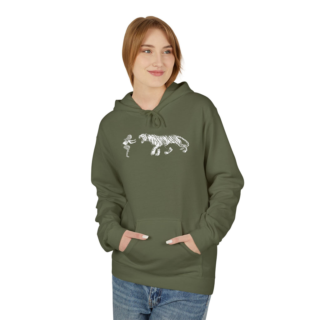 FIERCE (girl) - Unisex Fleece Hoodie - FREE SHIPPING