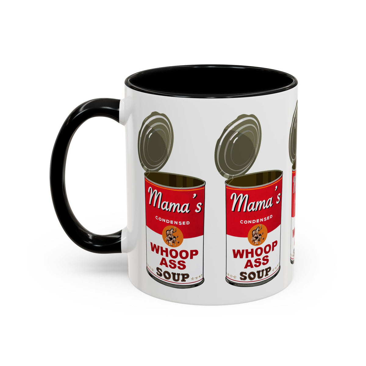 WHOOP ASS - Accent Coffee Mug (11oz)