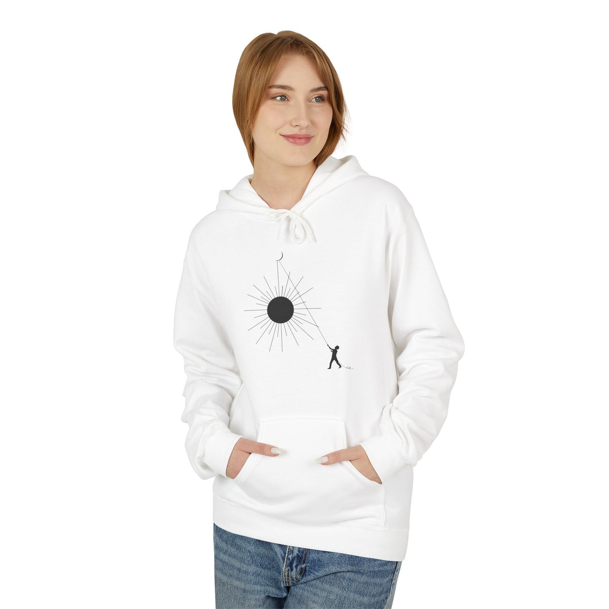 NEW DAY (boy) - Unisex Fleece Hoodie - FREE SHIPPING