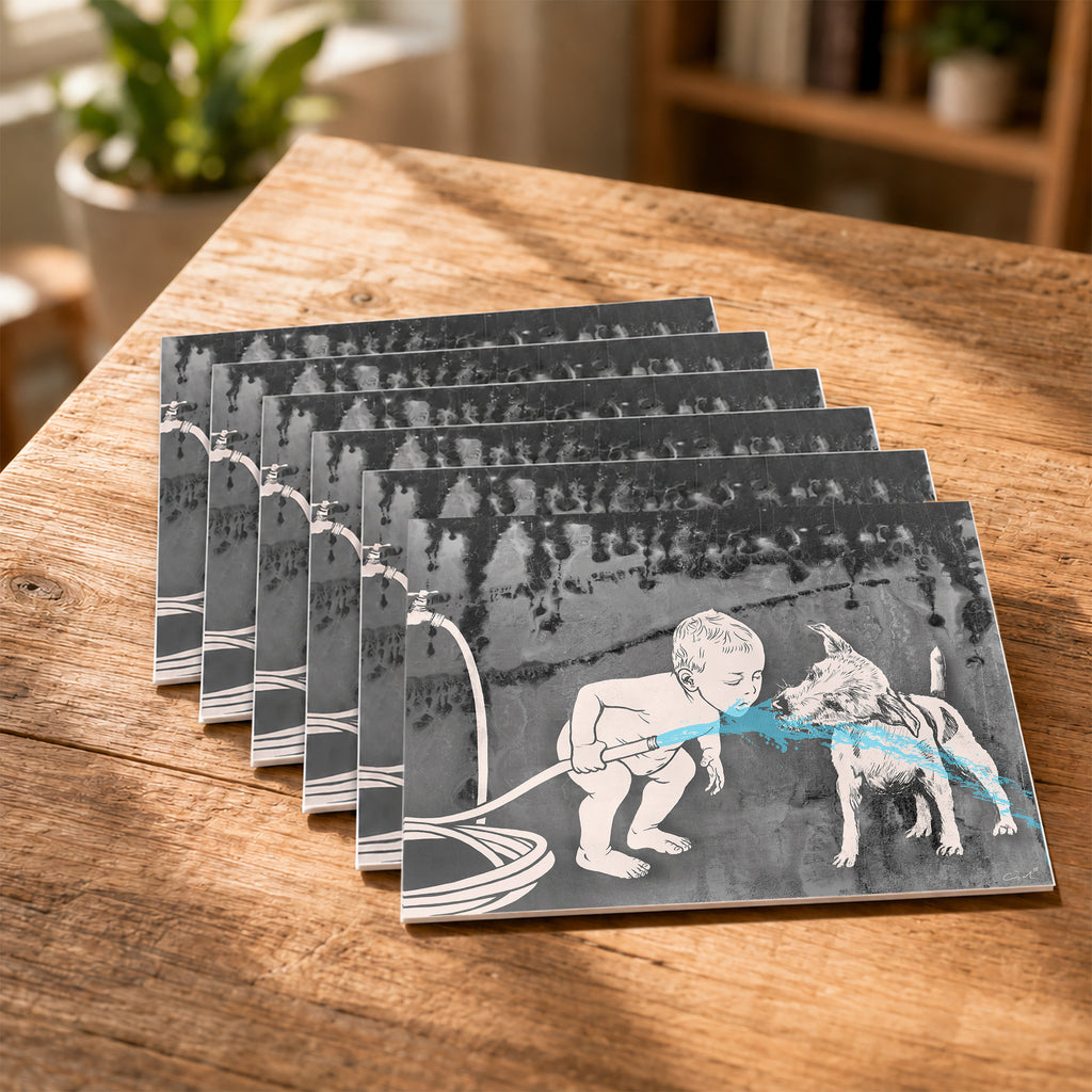 DRINKING BUDS - greeting card with envelope - single and multi pack. Free shipping