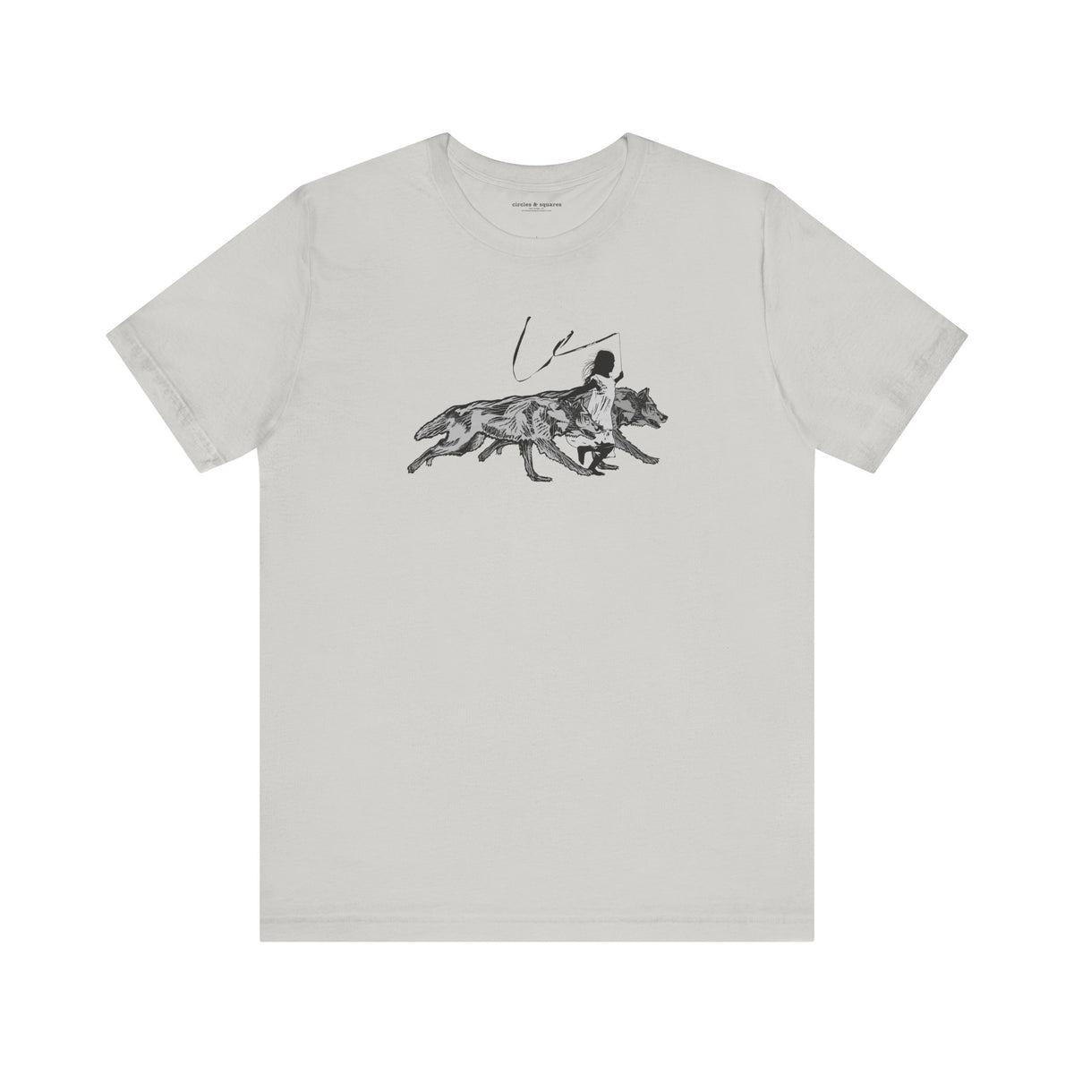 RUNNING WITH WOLVES - Unisex tee for men and women - FREE SHIPPING