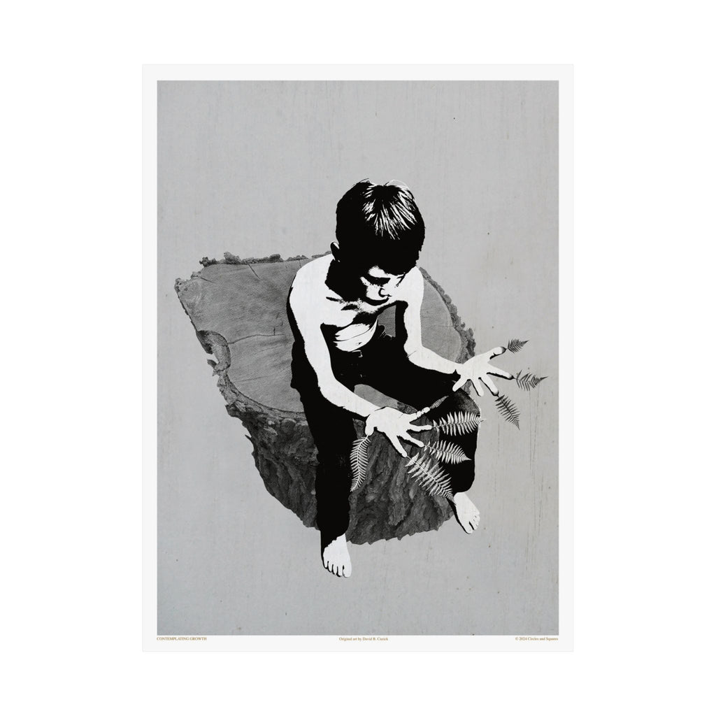 CONTEMPLATING GROWTH - poster - 3 sizes