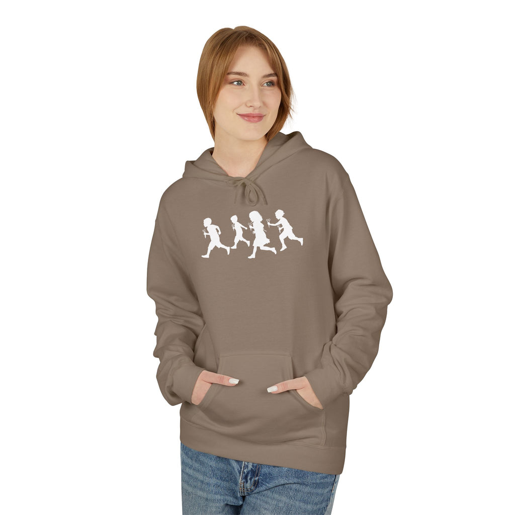 RUNNING WITH SCISSORS - Unisex Fleece Hoodie - FREE SHIPPING