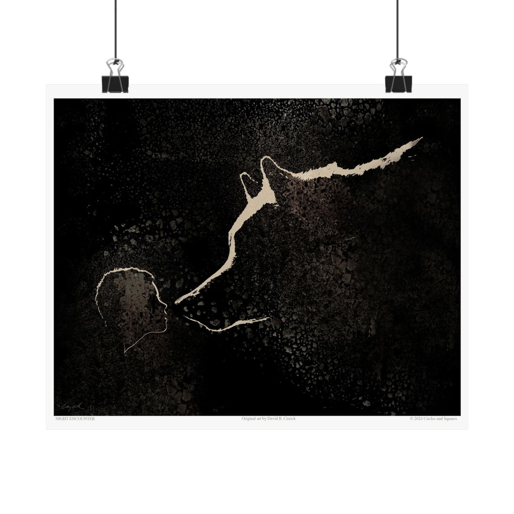 NIGHT ENCOUNTER poster - 3 sizes