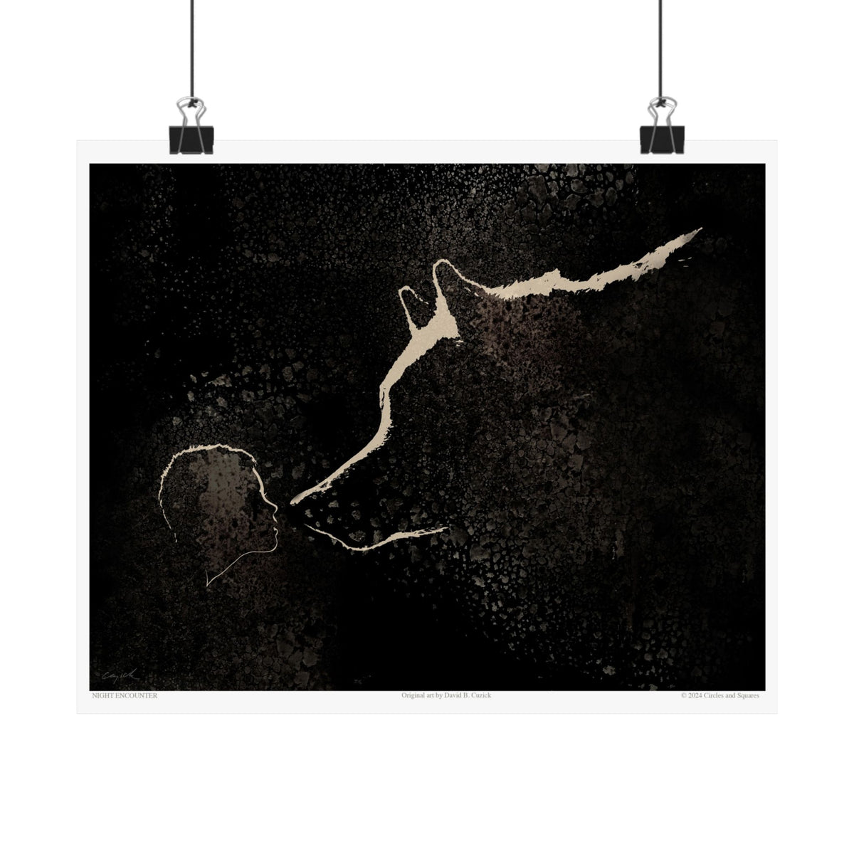 NIGHT ENCOUNTER poster - 3 sizes
