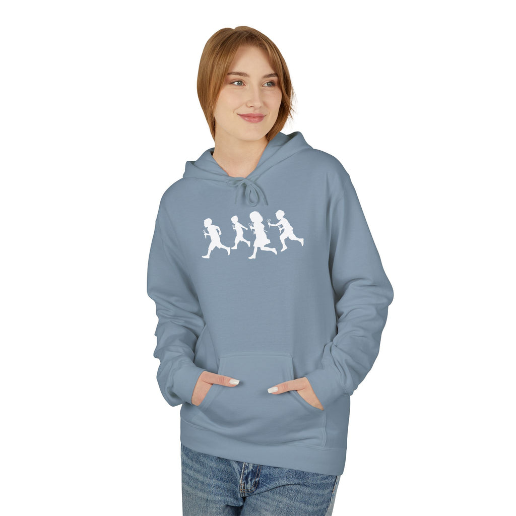 RUNNING WITH SCISSORS - Unisex Fleece Hoodie - FREE SHIPPING