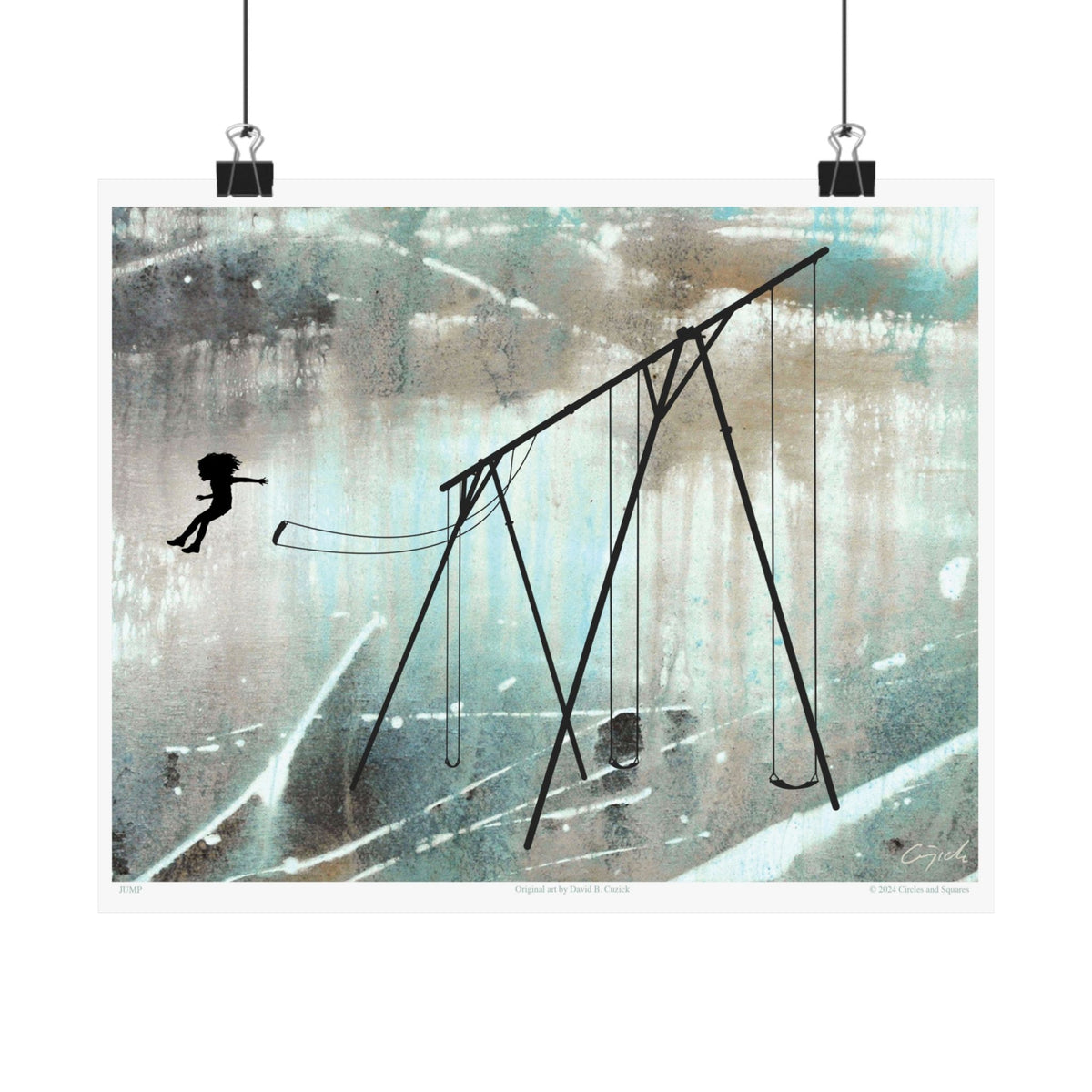 JUMP - girl - poster - 3 sizes