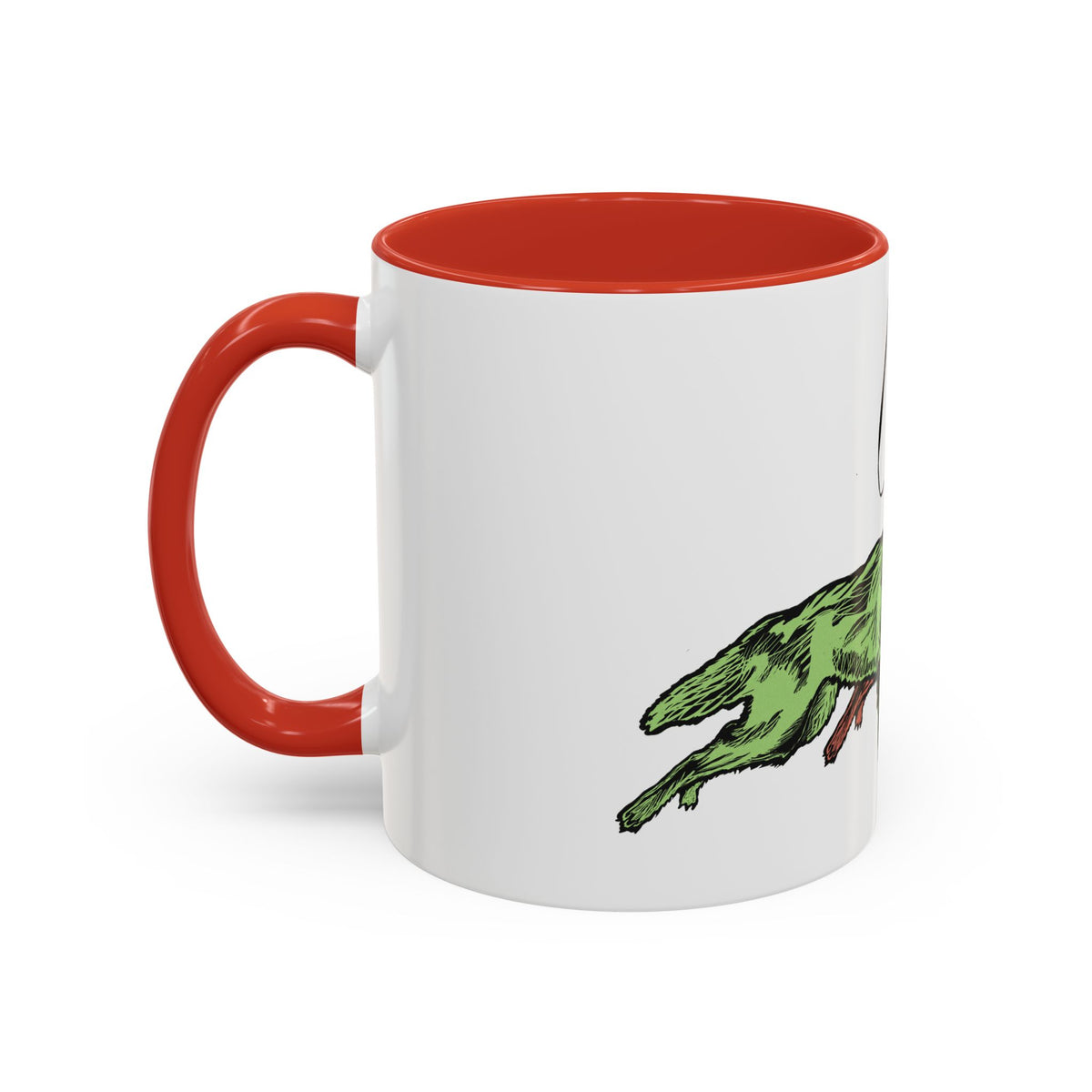 RUNNING WITH WOLVES (colorful) - Accent Coffee Mug (11oz)
