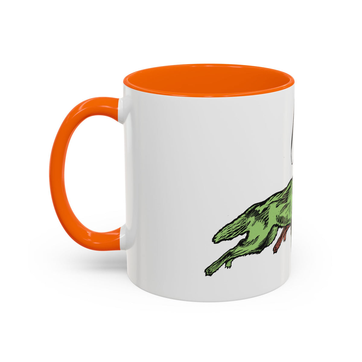 RUNNING WITH WOLVES (colorful) - Accent Coffee Mug (11oz)