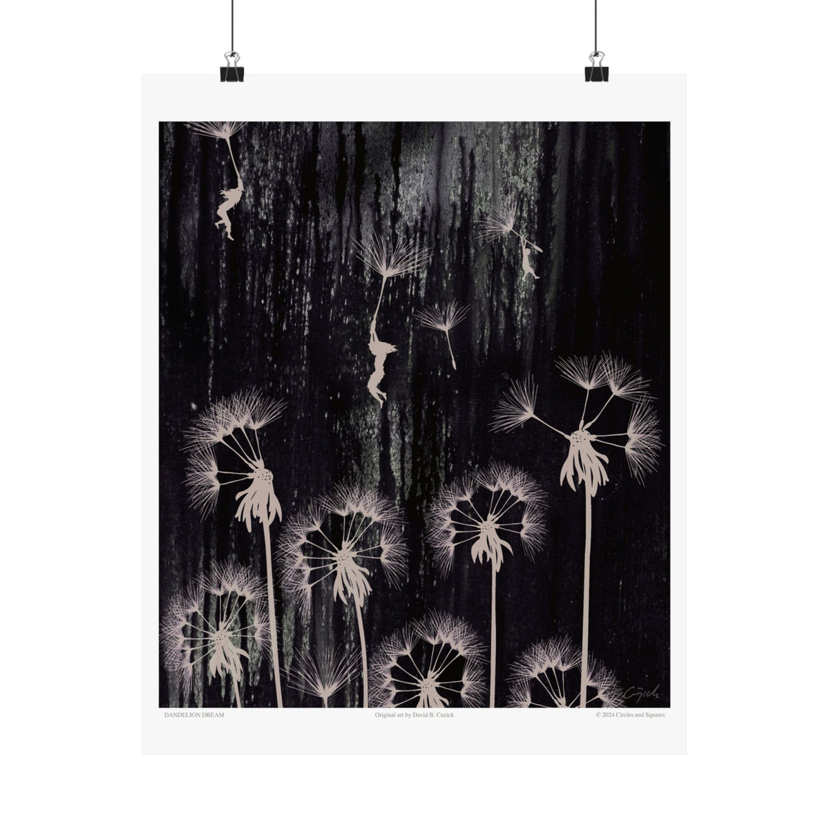 DANDELION DREAM poster - 3 sizes