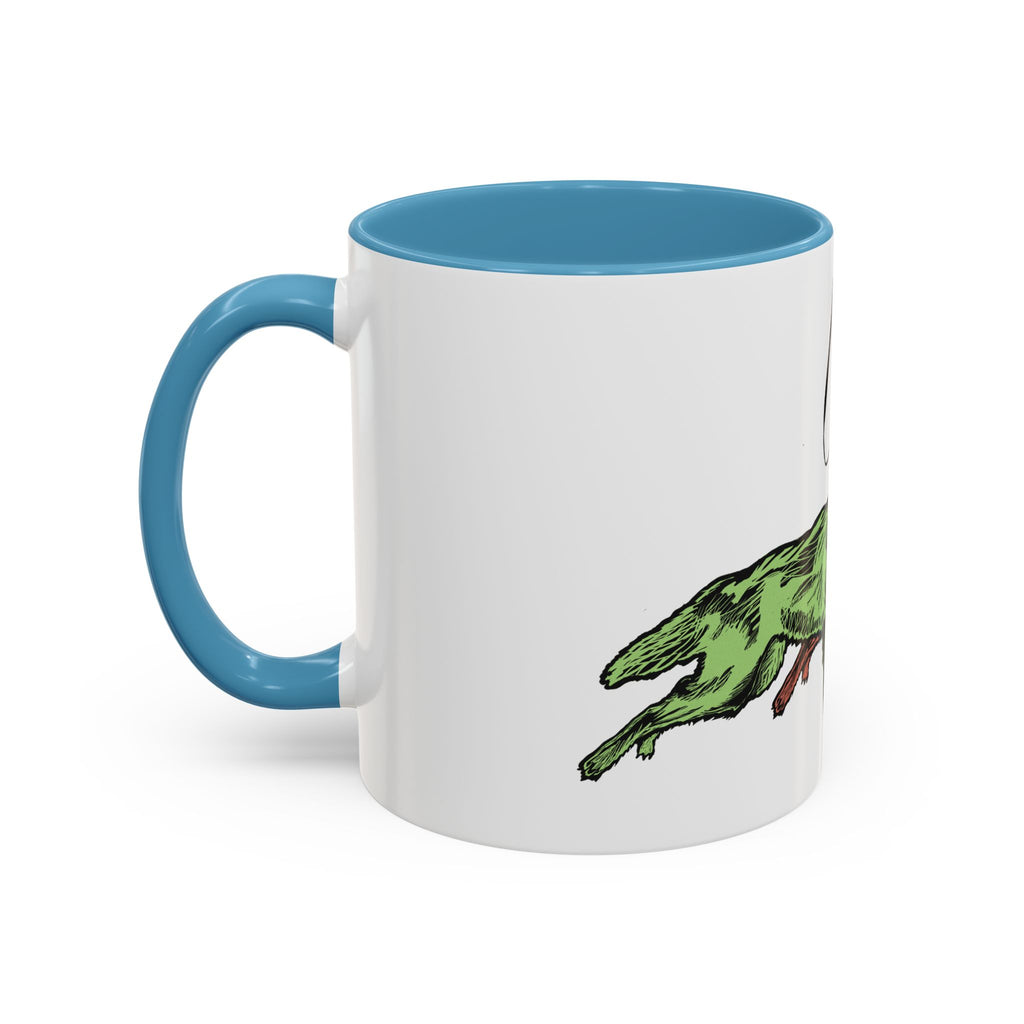 RUNNING WITH WOLVES (colorful) - Accent Coffee Mug (11oz)