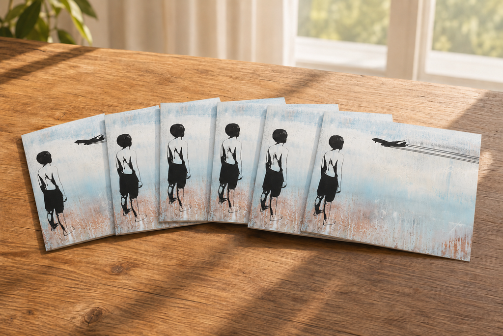 WONDER - greeting card with envelope - single and multi pack. Free shipping