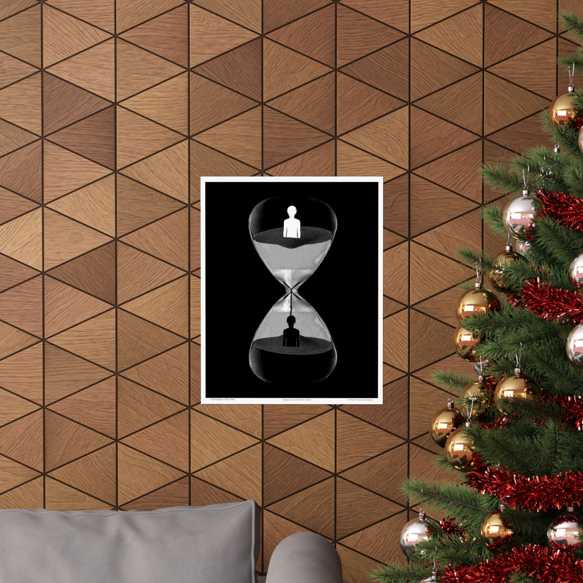 CONTEMPLATING TIME - poster - 3 sizes