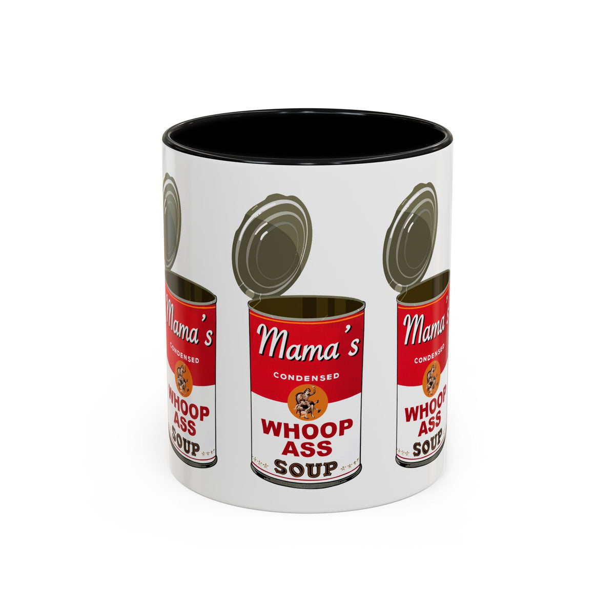 WHOOP ASS - Accent Coffee Mug (11oz)