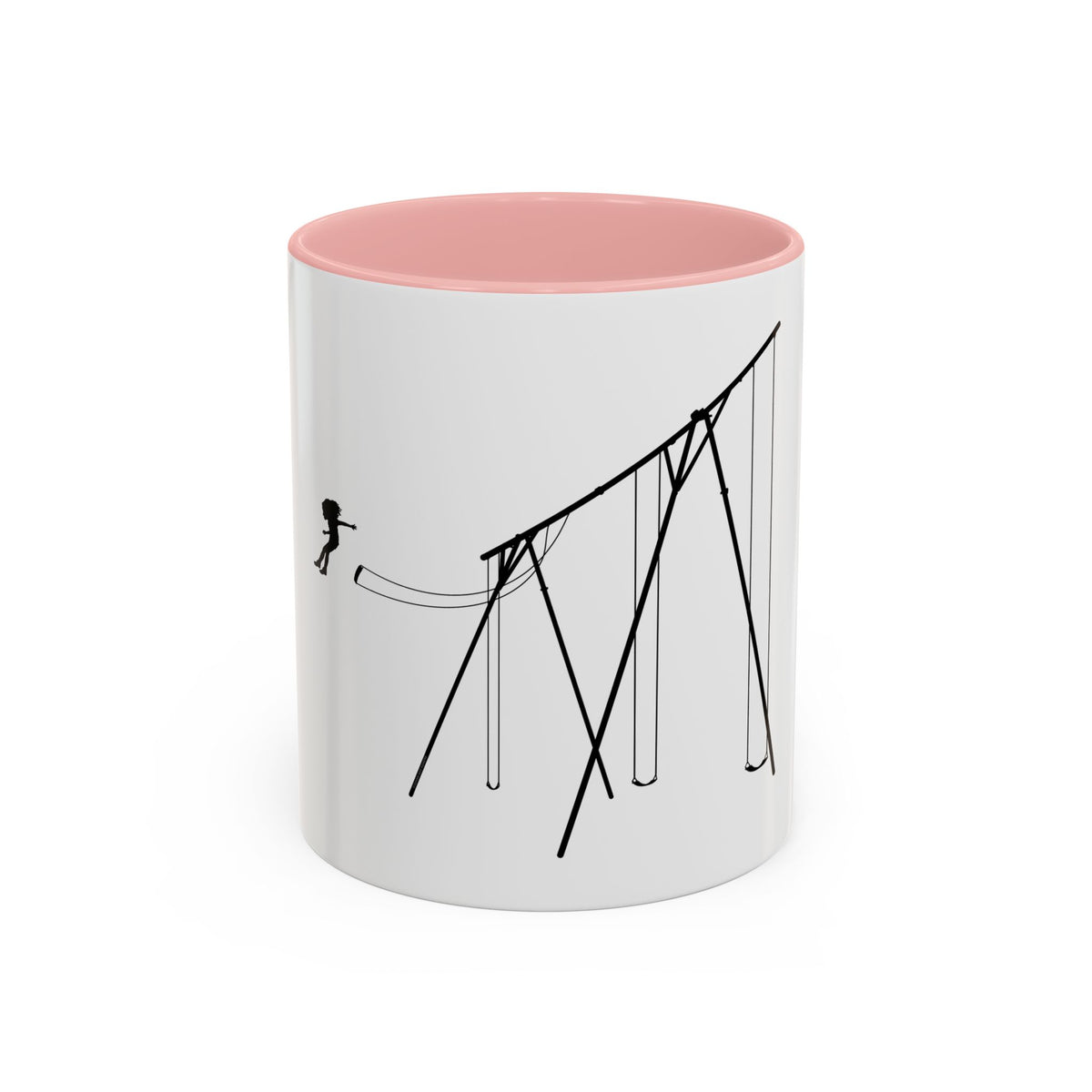 Jump (girl) - Accent Coffee Mug (11oz)