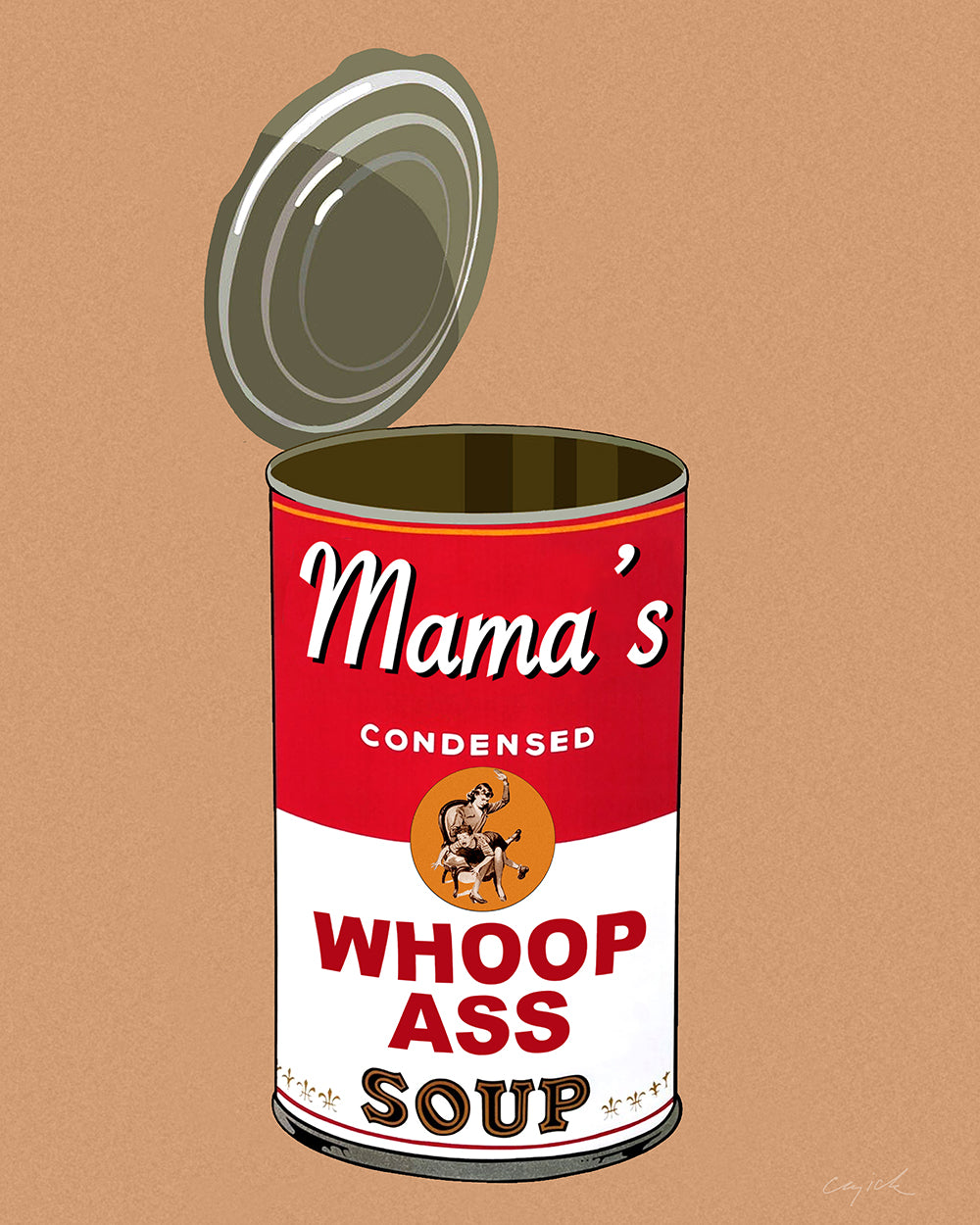 WHOOPASS - Canvas Print - 2 sizes - FREE SHIPPING