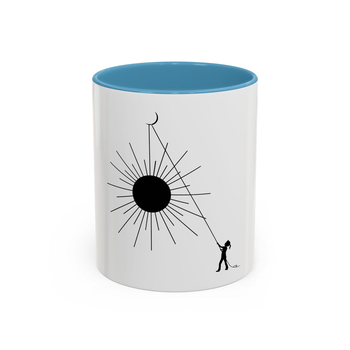 NEW DAY (girl) - Accent Coffee Mug (11oz)