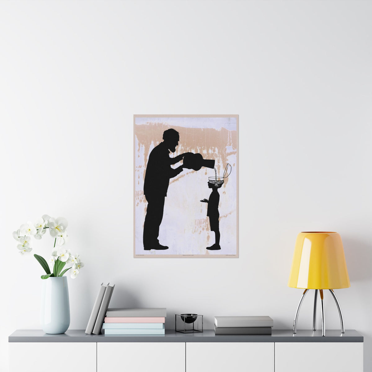 ALL THE GOOD STUFF - Grandfather and grandson - poster - 3 sizes