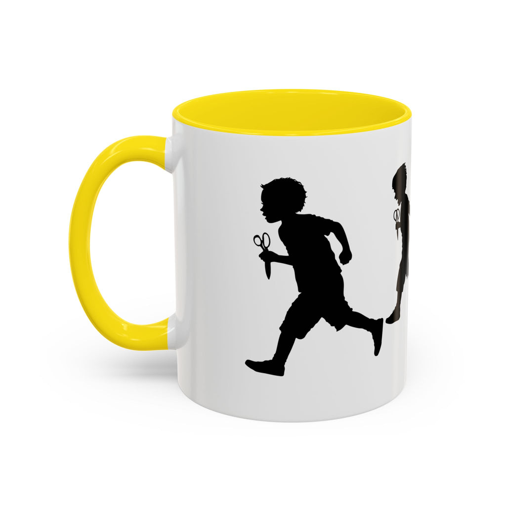 RUNNING WITH SCISSORS Accent Coffee Mug 11oz