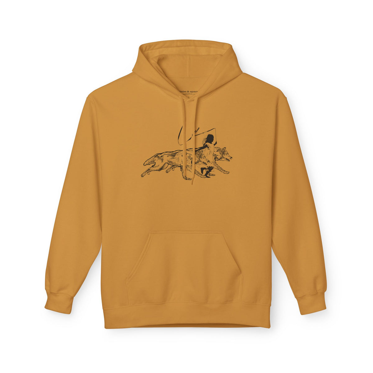 RUNNING WITH WOLVES - Unisex Fleece Hoodie - FREE SHIPPING
