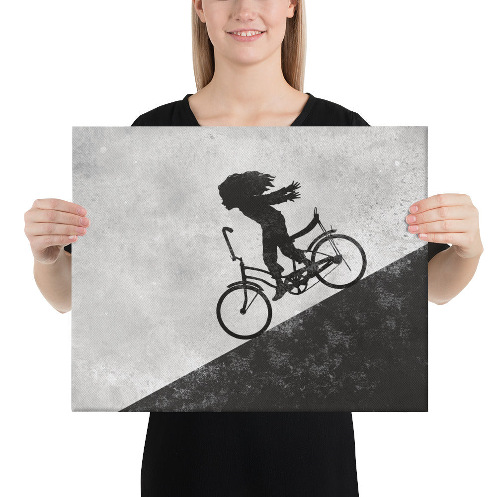 FASTER FASTER - version 1 - Canvas Print - 2 sizes - FREE SHIPPING