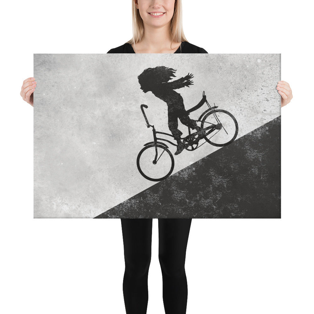 FASTER FASTER - version 1 - Canvas Print - 2 sizes - FREE SHIPPING
